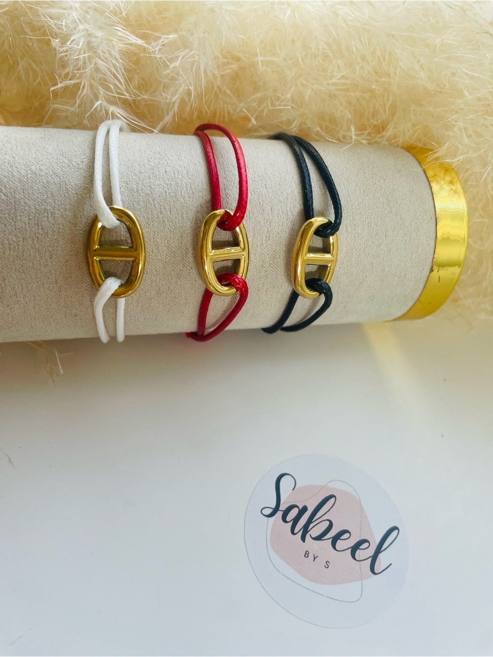 Bracelet Corde Maille Marine Acier Inoxydable Ajustable | Nautical Rope Bracelet